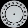 Closeout Thermometer Dial