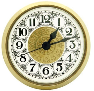Clock Insert with Fancy Dial