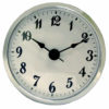 2-7/8″ Silver Clock Insert Movement