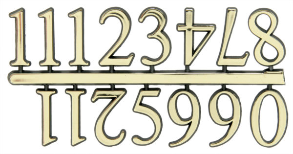 Classic Style Clock Numerals