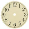 Ivory Metal Clock Dial