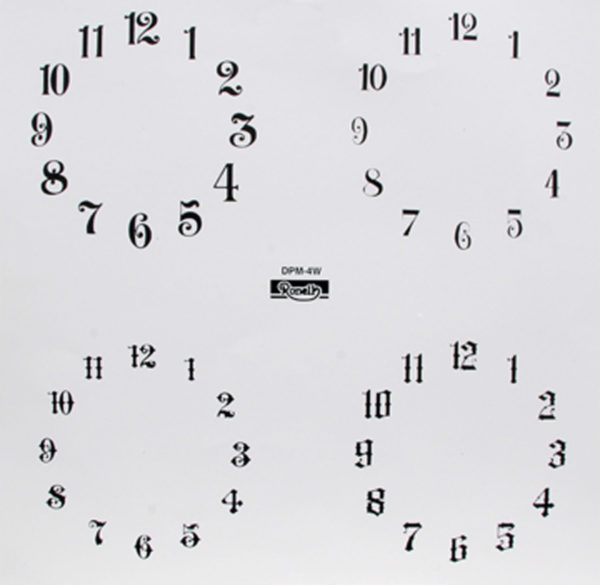 Mantle Clock Dials