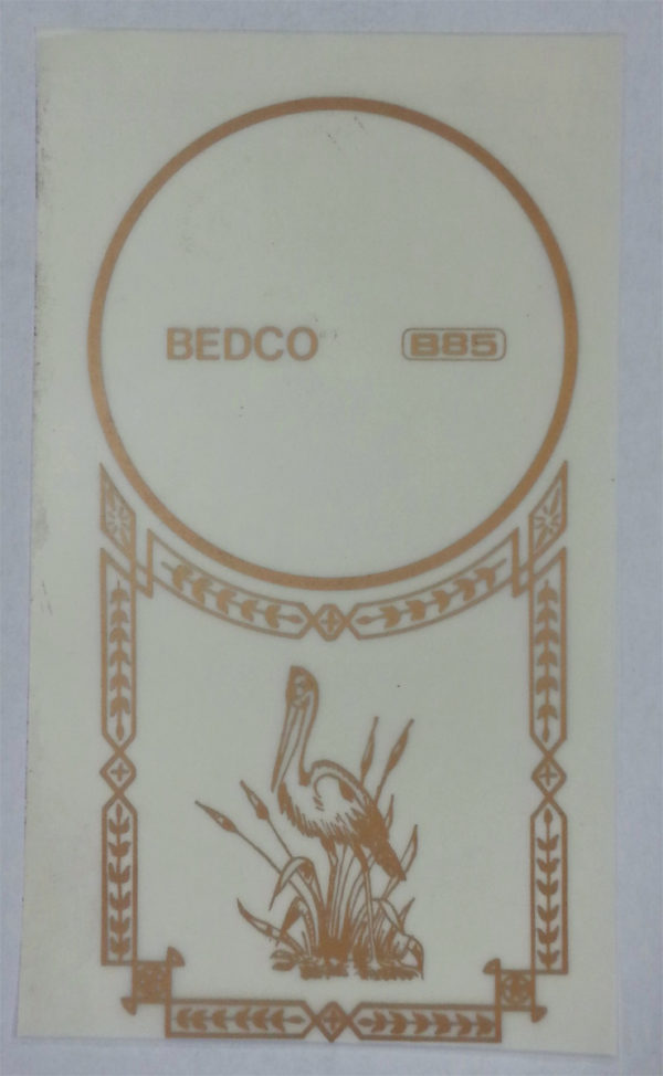 Bedco Transfer – Door Decal with Crane