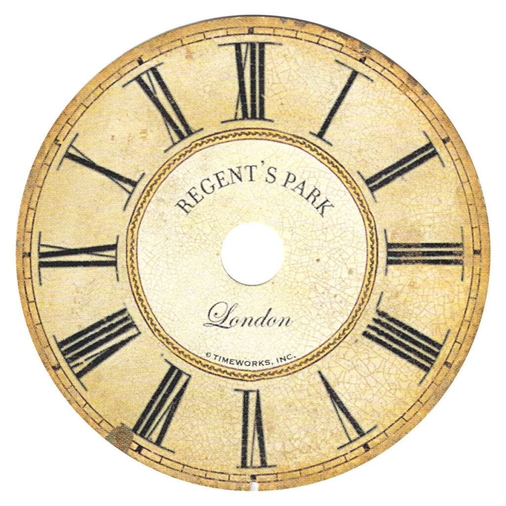 Ronell Clock Paper Dials Ronell Clock Co