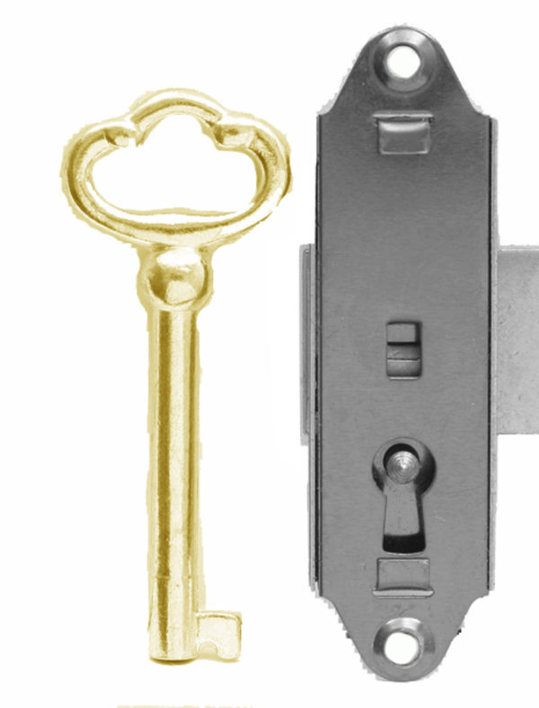 Clock or Cabinet Door Lock and Key Set
