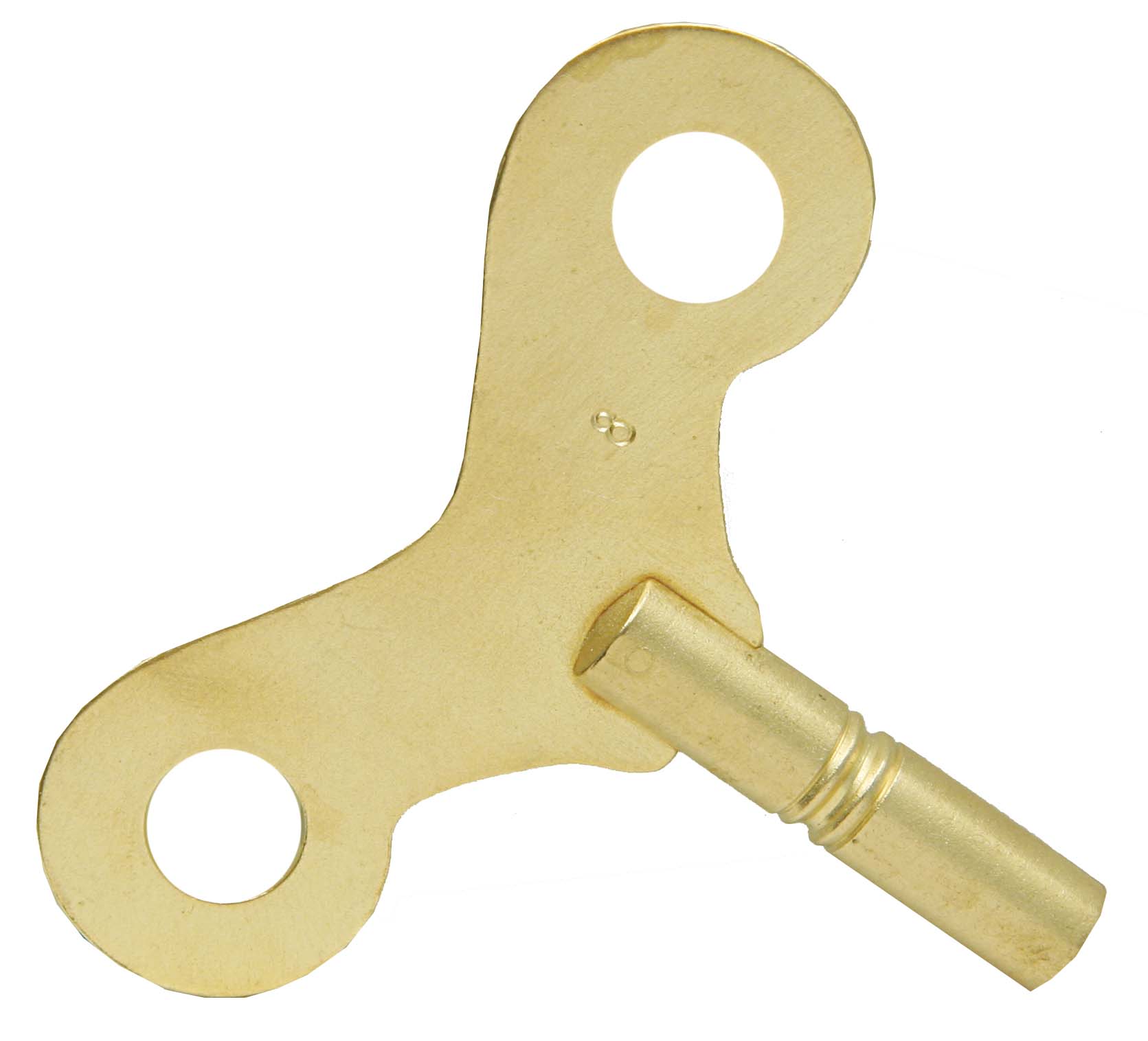 Solid Brass Clock Key #13 or 4.75 mm 