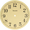 10 Ivory Plastic Clock Dial – Choose Arabic or Roman – Closeout-1
