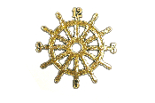 5-1-4 Nautical Glitter Ship Helm Clock Dial – CLOSEOUT