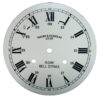 6 Emory & Douglas Co. 8 Day Bell Strike Clock Dial