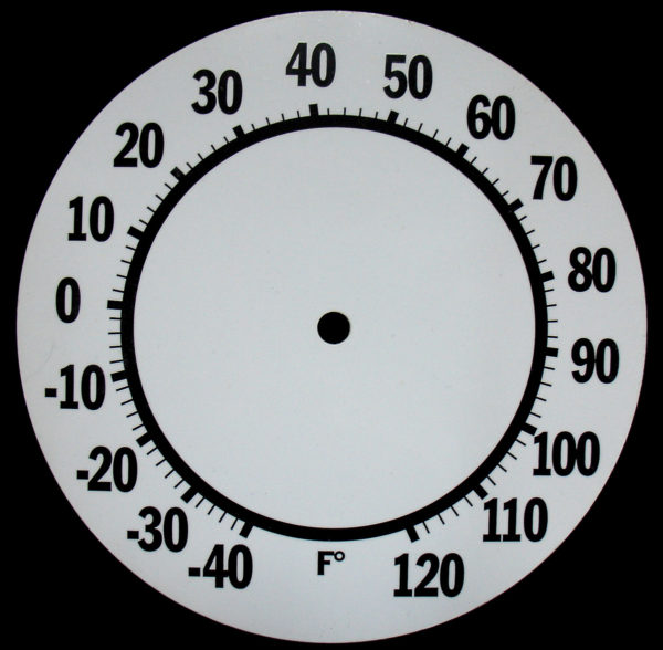 6 Metal Thermometer Dial – CLOSEOUT