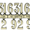 Arabic Numerals 3,6,9,12 – 1-2