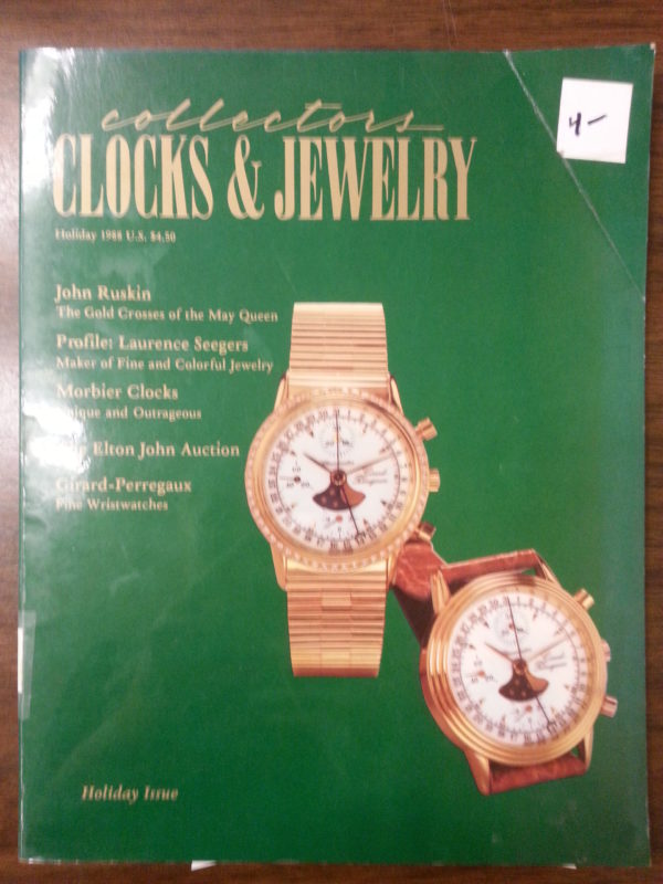Collector’s Clocks and Jewelry 1988 Book