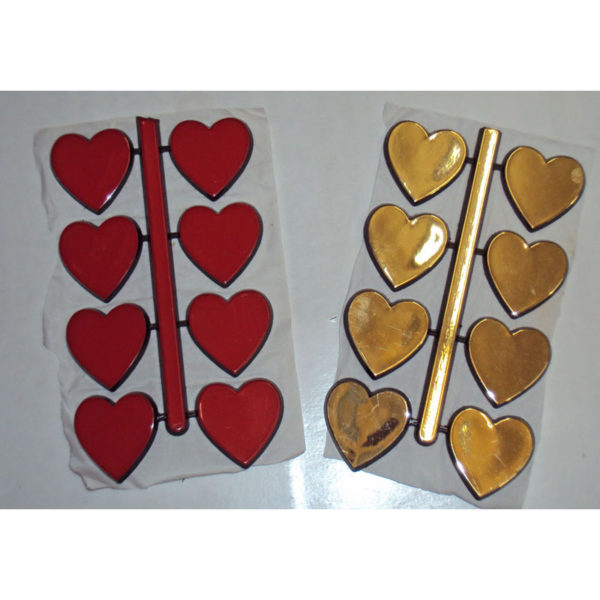 Lot of 24 Heart Craft Decals – CLOSEOUT