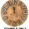 New 2-3-8 Rustic Steel Clock Numbers – CLOSEOUT-2
