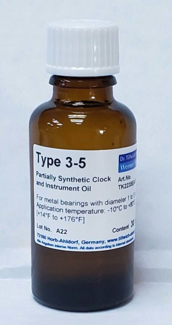 Etsyntha Type 3-5 Clock Oil
