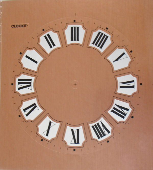 Self Adhesive Copper Color Clock Dial – CLOSEOUT-1