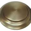 4″ Satin Brass Glass Dome Base