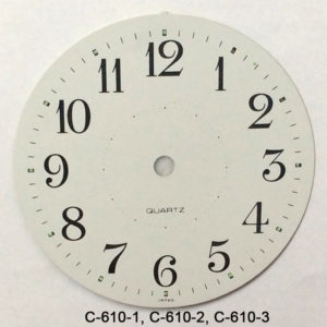 Insert or Fit-up Clock Dial
