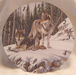 9 1/2" Wolf Paper Dial