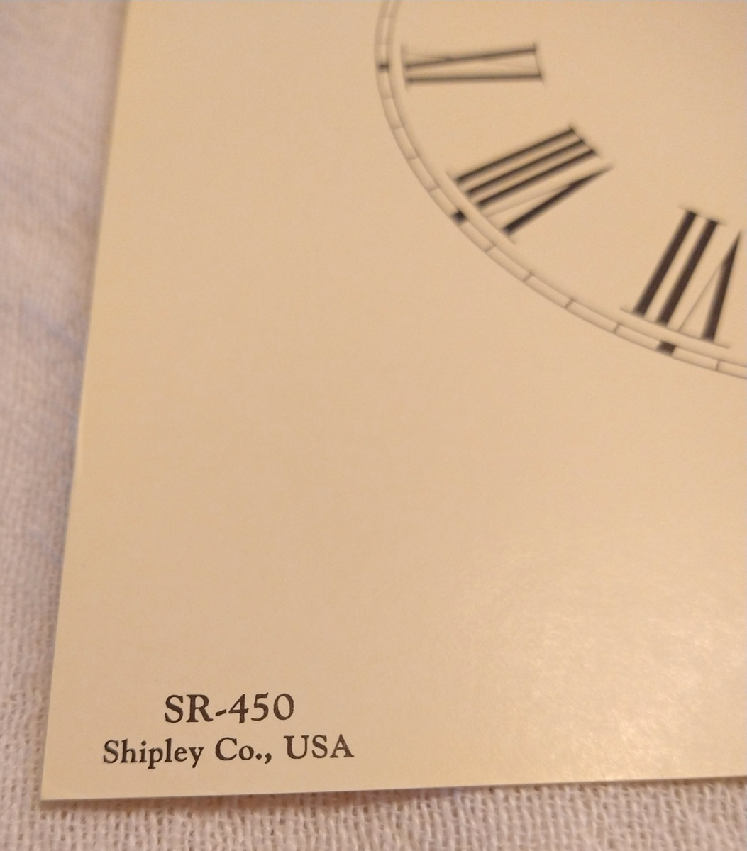Unusual Size Paper Dials For Steeple Clocks